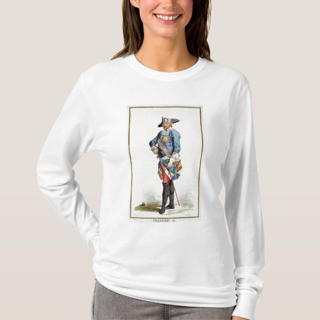 Frederick II "the Great" (1712-86) King of Prussia T-Shirt (Front)