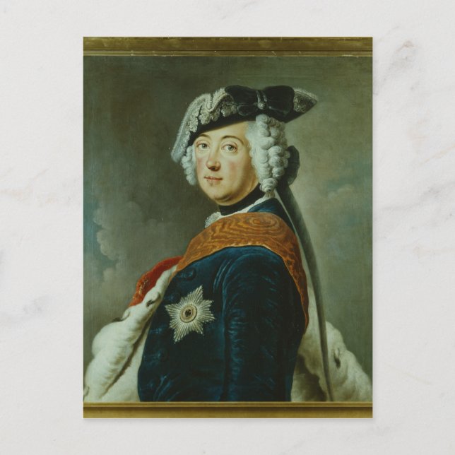 Frederick II the Great of Prussia Postcard (Front)