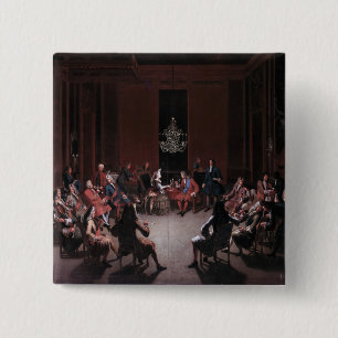 Frederick I's Tobacco College in the Berliner Pinback Button