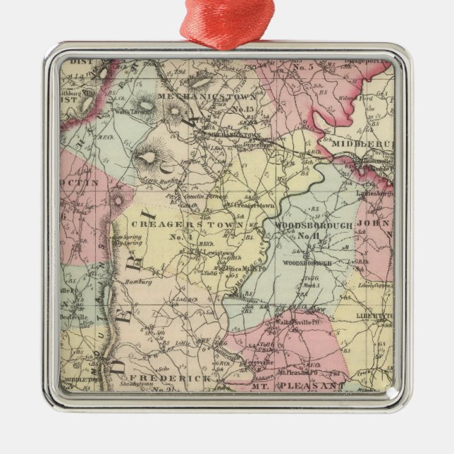 Frederick Metal Ornament (Front)