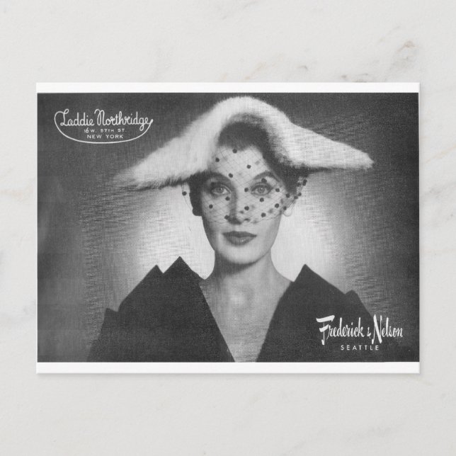 Frederick & Nelson in Town & Country, 1952 Postcard (Front)