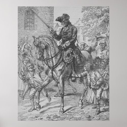 Frederick the Great of Prussia Poster