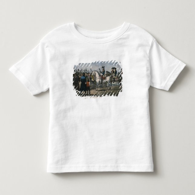Frederick the Great with the farmers Toddler T-shirt (Front)