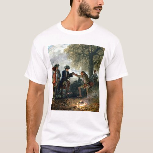 Frederick the Great  with Zieten at the Camp T_Shirt