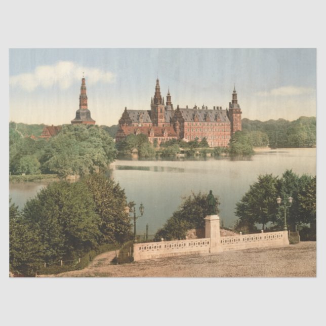 Fredericksborg Castle I, Copenhagen, Denmark Tissue Paper (Front)