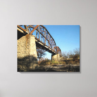 Fredericksburg & Northern RR Watercolor Canvas Print