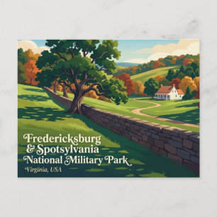 Fredericksburg & Spotsylvania National Military Pa Postcard