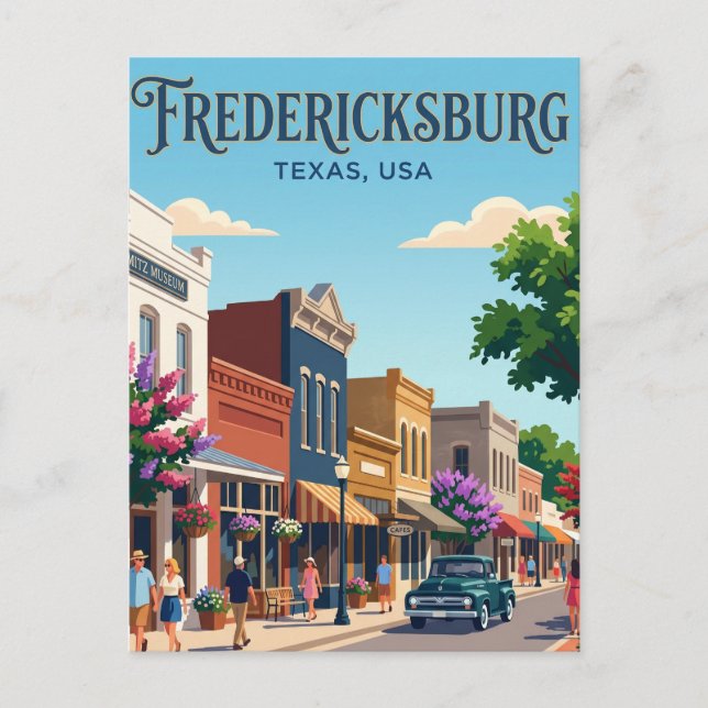 Fredericksburg USA Postcard (Front)