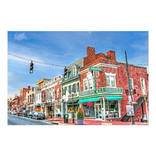 Fredericksburg VA Virginia Caroline Street         Photo Print