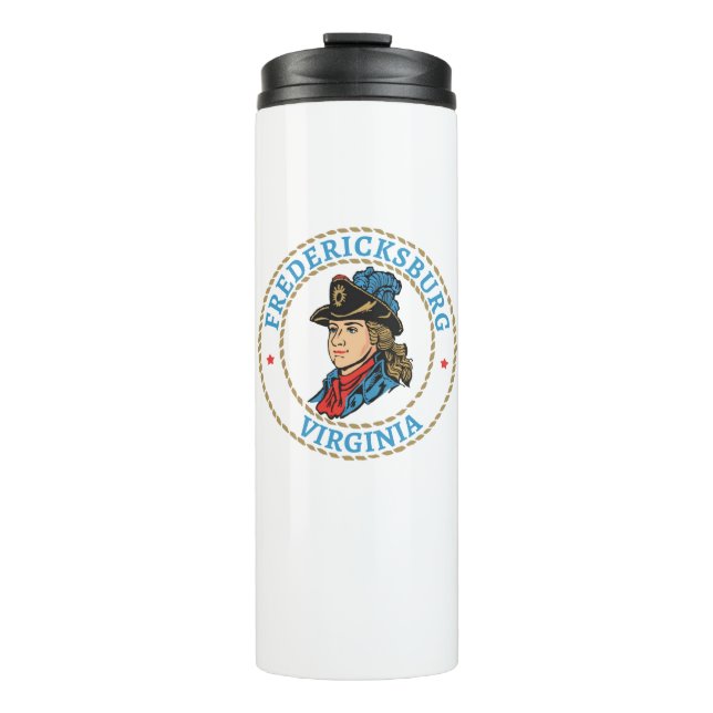 Fredericksburg Virginia Colonial Thermal Tumbler (Front)