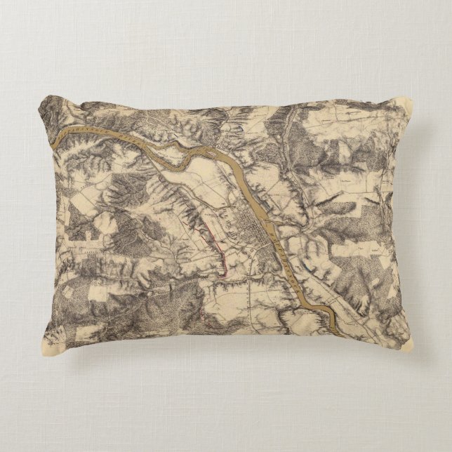 Fredericksburg, Virginia Decorative Pillow (Front)