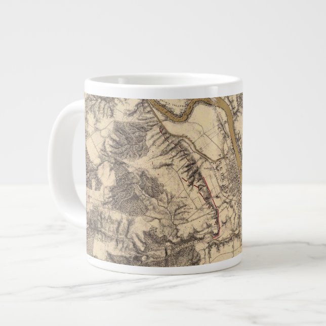 Fredericksburg, Virginia Large Coffee Mug (Front Left)