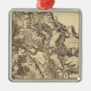 Fredericksburg, Virginia Metal Ornament