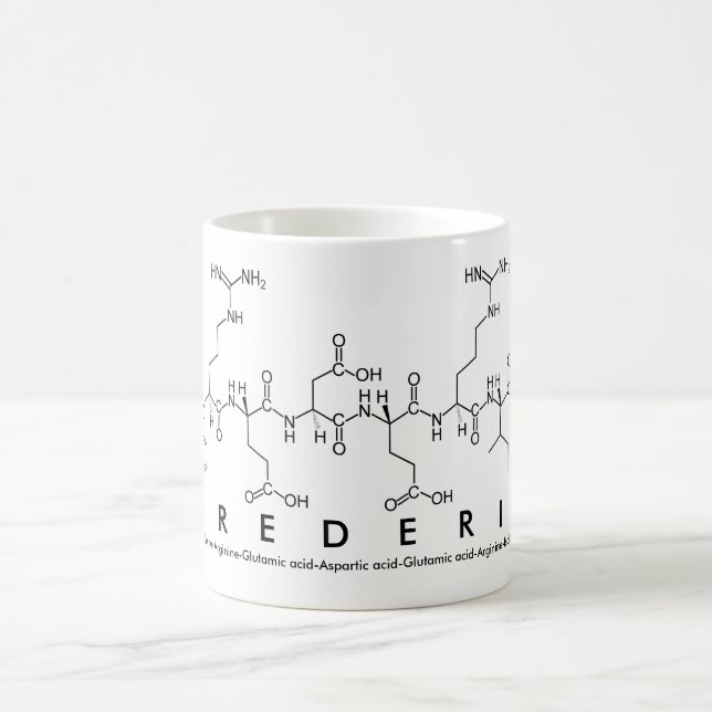 Frederik peptide name mug (Center)