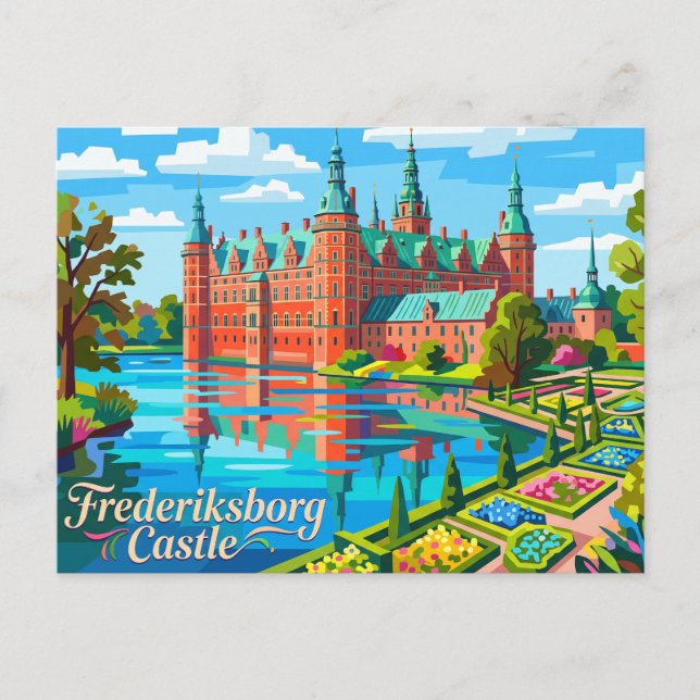 Frederiksborg Castle Denmark Postcard (Front)