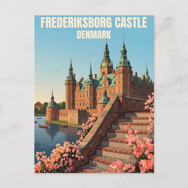 Frederiksborg Castle Denmark Royal Renaissance Pos Postcard (Front)