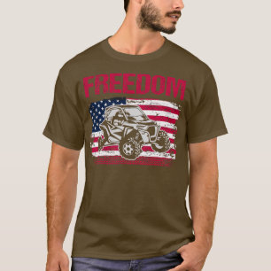 Fredom SXS UTV side by side American flag T-Shirt