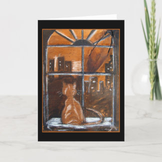 Fredrick's Window - Original Art Greeting Card