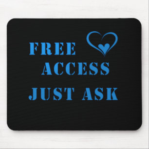Free access mouse mats