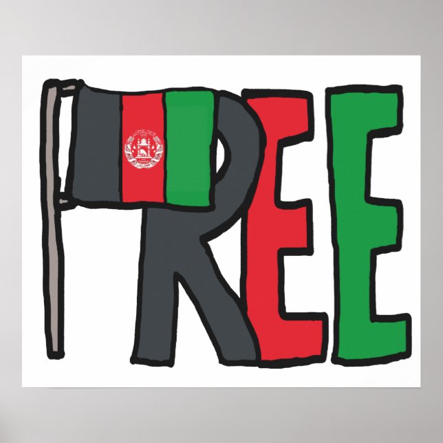 Free Afghanistan Poster (Front)