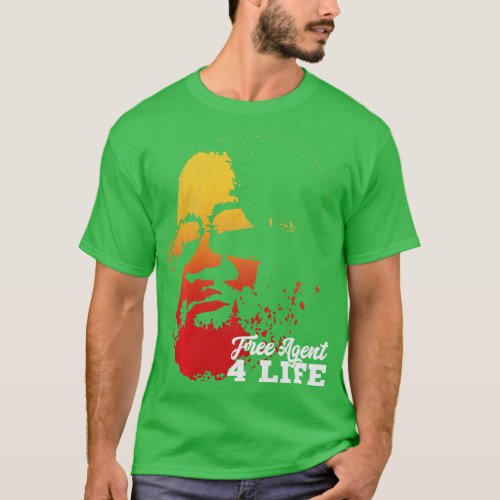 Free Agent 4 Life  Coach Gang Wear  Retro   Long S T_Shirt