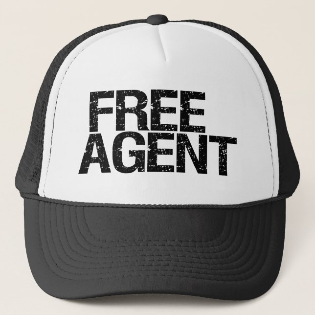 Free Agent (Single) Trucker Hat (Front)