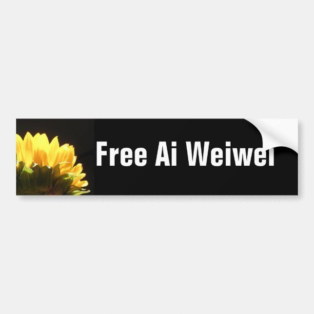 "Free Ai Weiwei" Bumperstickers Bumper Sticker (Front)
