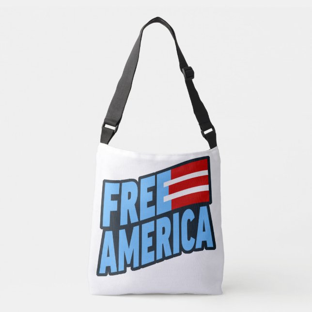 Free America Crossbody Bag (Front)