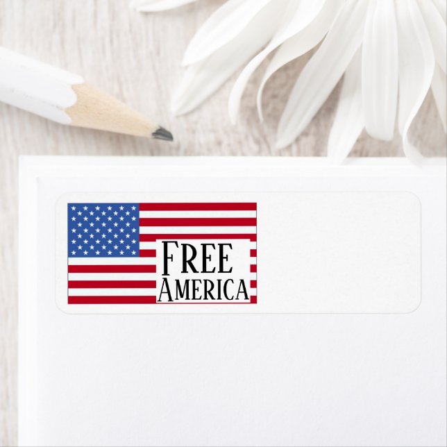 Free America Return Address Label (Insitu)