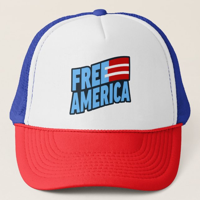 Free America Trucker Hat (Front)