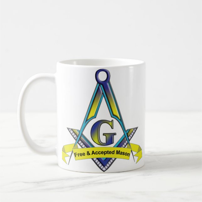 Free and Accepted Mason Coffee Mug (Left)