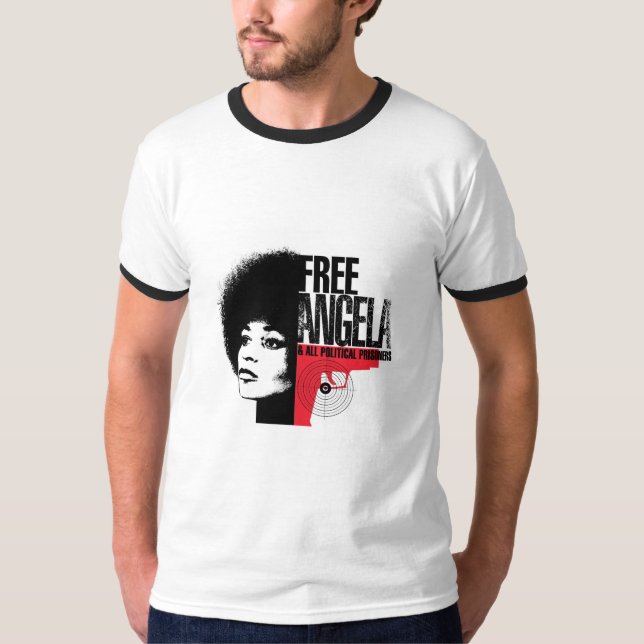Free Angela Davis T-shirt (Front)