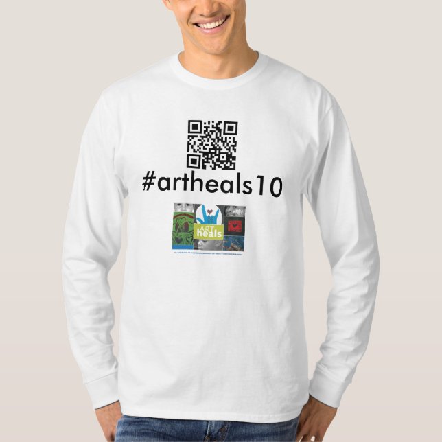 Free Arts Minnesota Annual Fundraiser #artheals10 T-Shirt (Front)