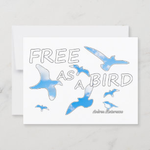 Free as a Bird 2 Postcard