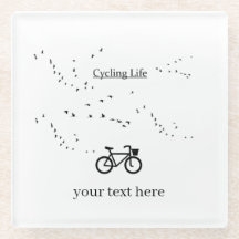 Free as a Bird Cycling Life Black and White Art