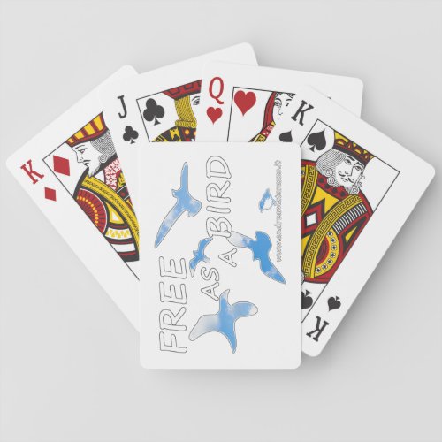 Free as a Bird   Poker Cards