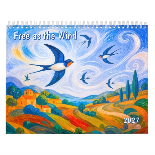 Free as the Wind Calendar