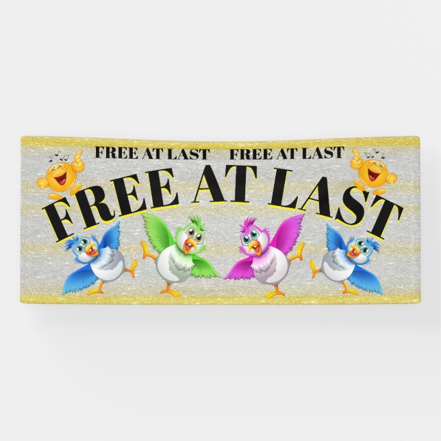 FREE AT LAST Banner (Horizontal)