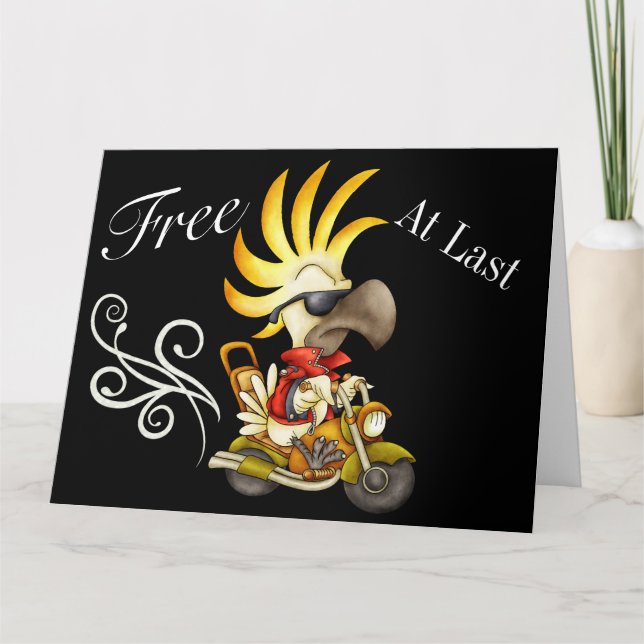 FREE AT LAST BIG Greeting Card - SRF (Front)