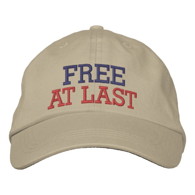 Free at Last ! Cap by SRF (Front)