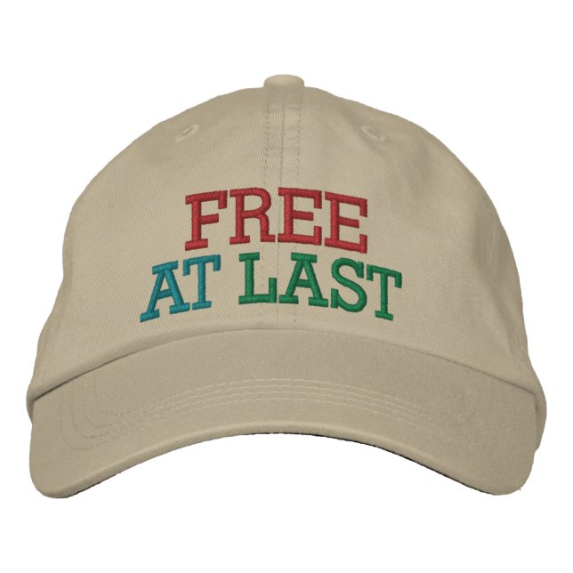 Free at Last ! Cap by SRF (Front)