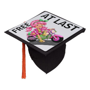 FREE AT LAST! GRADUATION CAP TOPPER