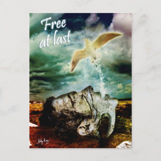 Free at Last - Postcard (Front)