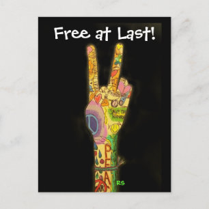 Free at Last ! SRF Postcard