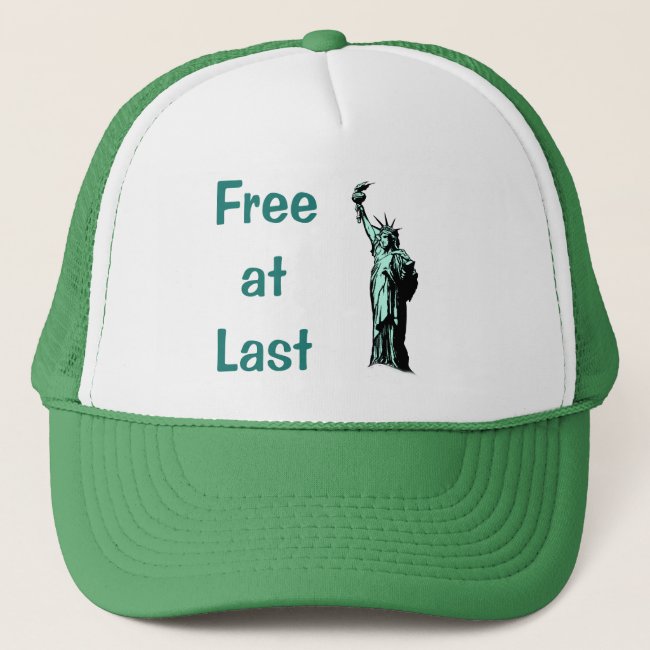 Free at Last Statue of Liberty Hat