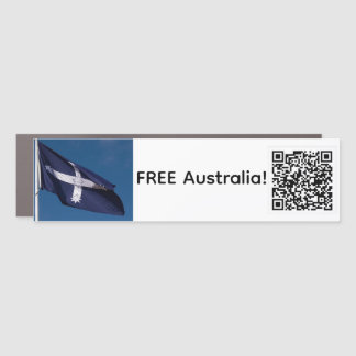 Free Australia! Eureka flag Drongo Line Car Magnet