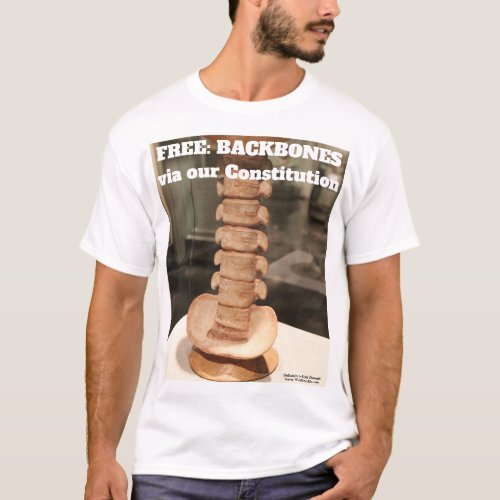 Free Backbones by RoseWrites T_Shirt