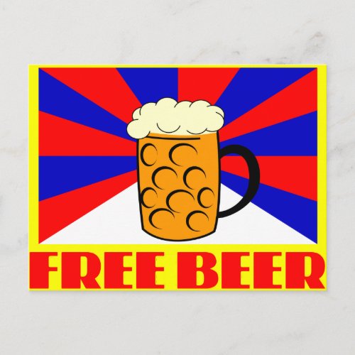 Free Beer Postcard