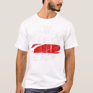 Free Belarus Flag Support Belarus Protest Belar T-Shirt