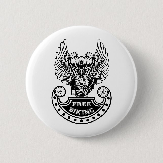 Free biking button (Front)